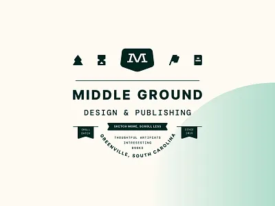 MGC 172: New Middle Ground Made Lock Up badge design branding gradient iconography icons mgm middle ground made mikey hayes typography