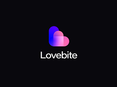 Lovebite branding dating design designer heart india l lalit lb logo logo designer love lovebite print