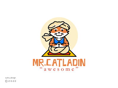 Mr Catladin Line Logo branding design graphic design icon illustration logo minimal ui ux vector