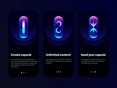 Capsule Visual UI application capsule design designer futuristic illustration ui designer india interface lalit promo screen startup ui ui designer ui visual designer ux web