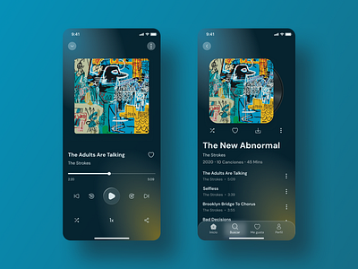 Music player ui