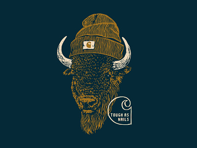 Apparel design for Carhartt 03 bison carhartt