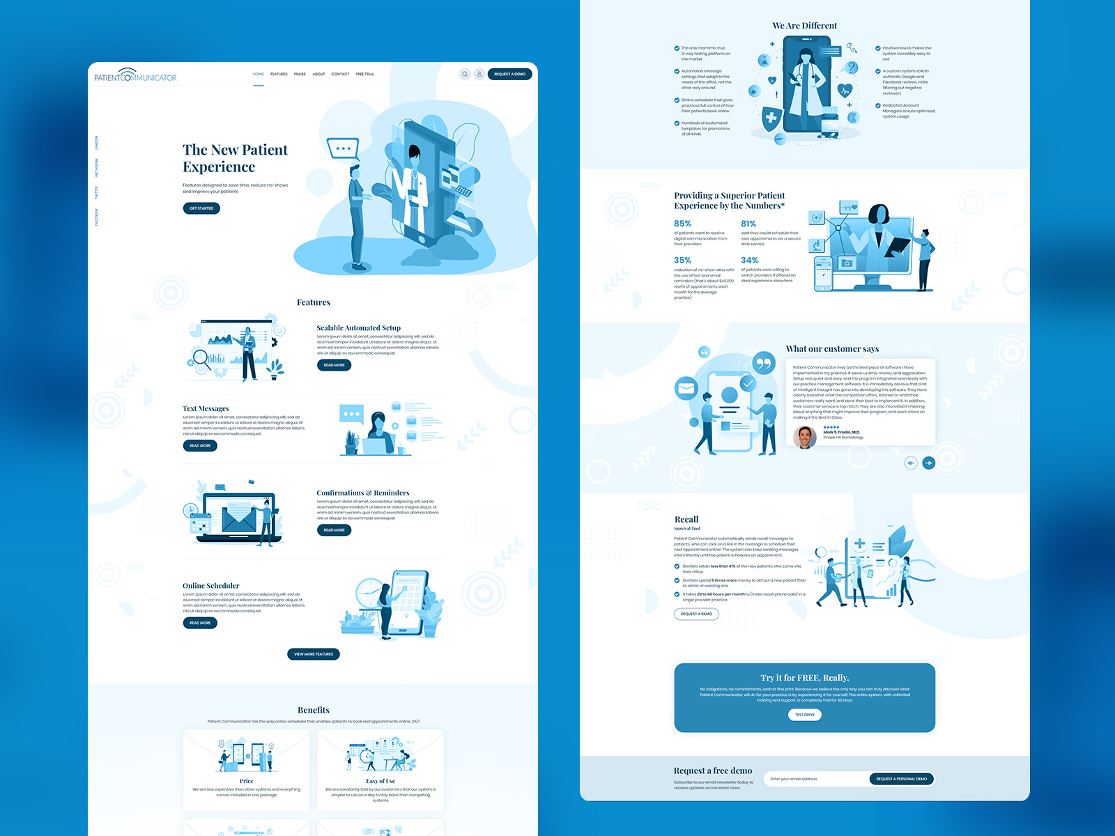 Example of Website Design | Website Redesign