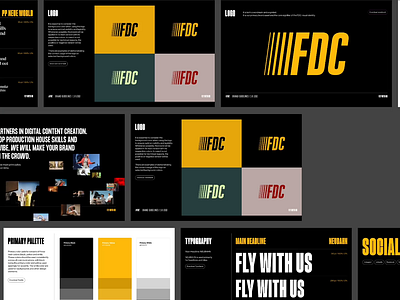 FDC Brand Guideline animation branding graphic design motion graphics