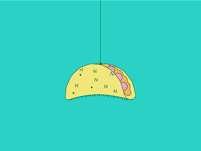 Crunchy Piñata design food illustration mexicanfood mexico pinata taco vector