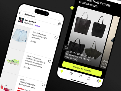 Fashion Shopping App accessories app apparel clothes collection e commerce fashion fashion app fashion blog fashion inspiration online shopping online store outfit product page retail shopping style trends user experience user interface