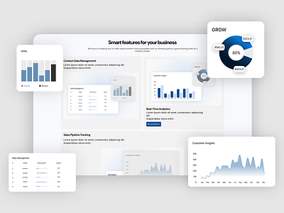 Zenith Cloud - Home Page V2 Design clean creative crm design home page design minimal saas saas design saas template saas website saas website design template ui ux webdesign webflow website design