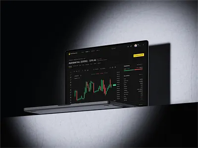 Stock Exchange, Dark Mode, pt.1 crypto crypto exchange dark mode dark theme design exchange interface mobile mobile design product product design stock exchange stocks system design ui user experience user interface ux web web design