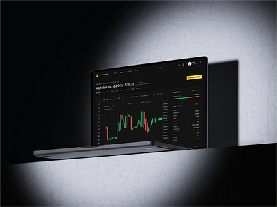 Stock Exchange, Dark Mode, pt.1 crypto crypto exchange dark mode dark theme design exchange interface mobile mobile design product product design stock exchange stocks system design ui user experience user interface ux web web design