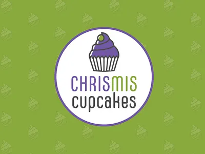 ChrisMis Cupcakes Branding brand brand design brand identity branding branding design illustrator logo design styleguide