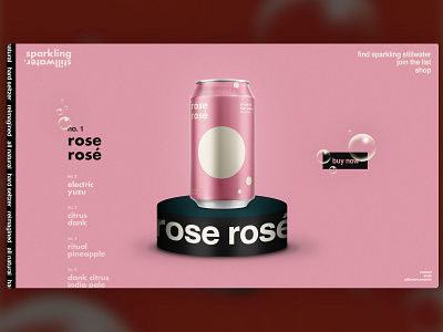 Stillwater Concept can design interactive pink seltzer web web design website