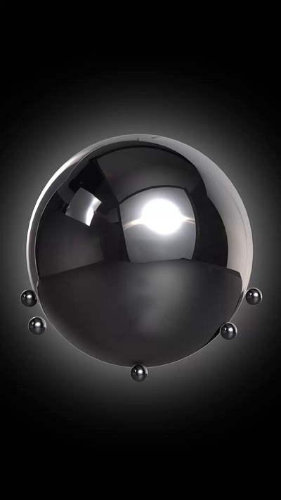 Magnetic Metallic Spheres 🧲🪩 3d 3d animation 3d sphere adobe after effects after effects after effects 3d animation digital design magnetic metallic motion motion design motion graphics sphere spheres