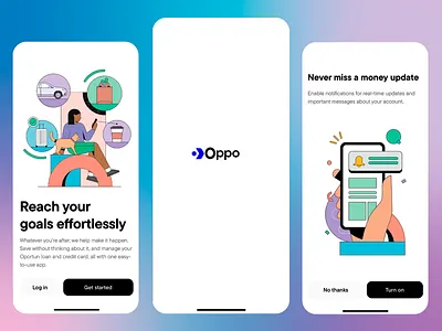 Oppo - Financial Management App app budgeting app clean interface credit easy navigation finance app finance management financial reports investing loan mobile banking money management money saving money transfer personal finance responsive design saving user friendly wealth white space