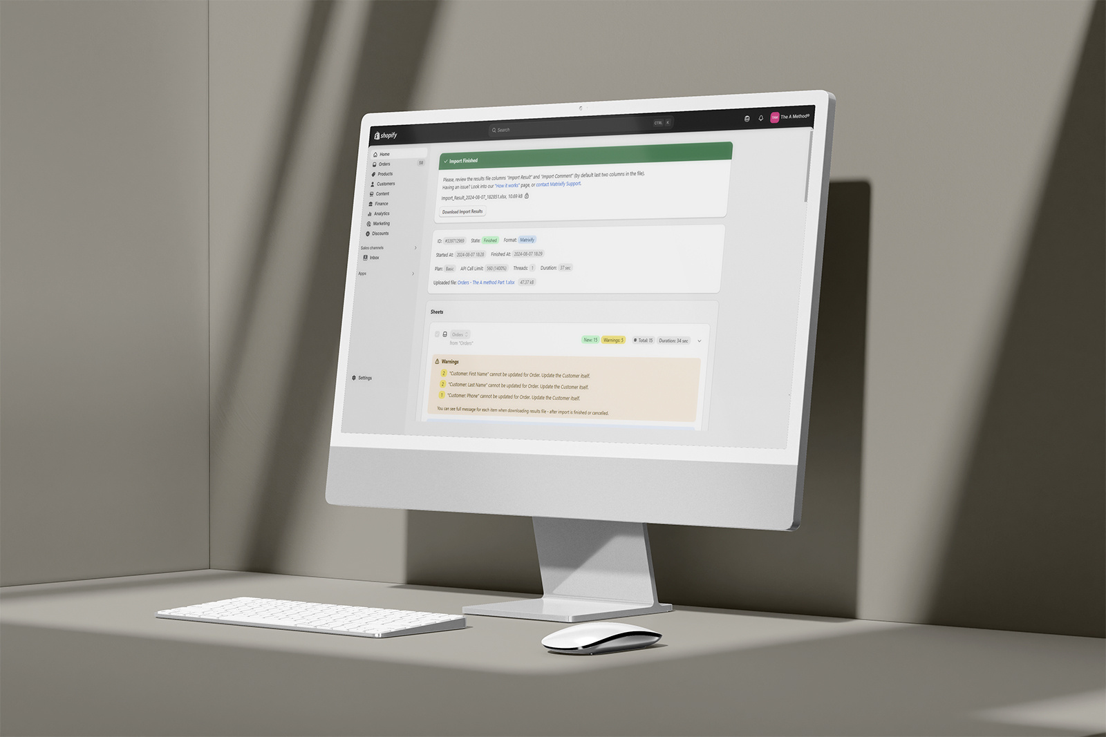 Example of Website & Database Migration To Shopify