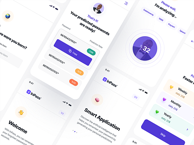 InPass Mobile Application / All Pages branding design icon logo logo design mobile mobile app mobile app design mobile app development mobile application mobile apps mobile design mobile ui typography ui ux vector
