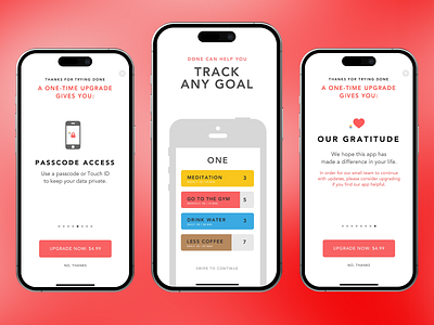 Goal Tracking Mobile App activities app design clean layout colorful design design engaging goal tracking habit tracker habits health lifestyle mobile motivation planning progress checking task task mamanegement ui ux vibrant colors