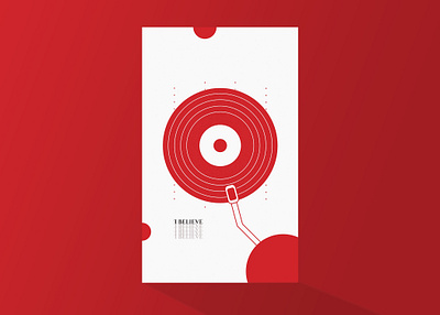 Music player illustration music ui