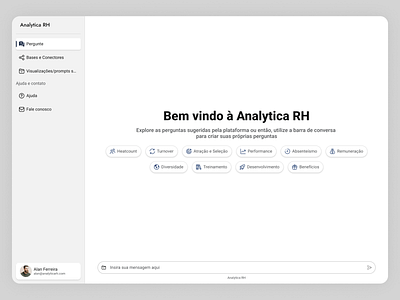 Chat IA para RH – Inteligência e Eficiência na Seleção chat chat bot chat ia design ia light mode message openai rh ui website