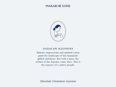 Oaxacan Illusions / Makabi&Sons biscuits branding design illustration logo minimal packaging snack spanish typography women