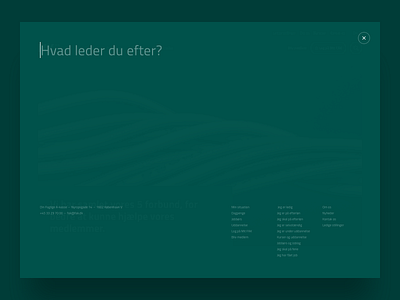 Din Faglige A-kasse - Search fullscreen list page modal overlay results search search overlay search results searching