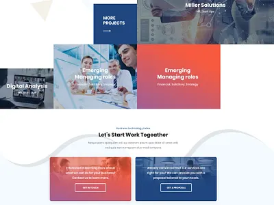 InfoTech WordPress Project information interface it technologies ui webdesign website wordpress