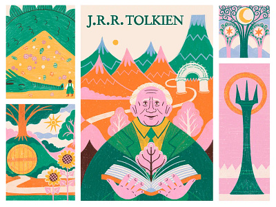 J RR TOLKIEN BOOK COVER