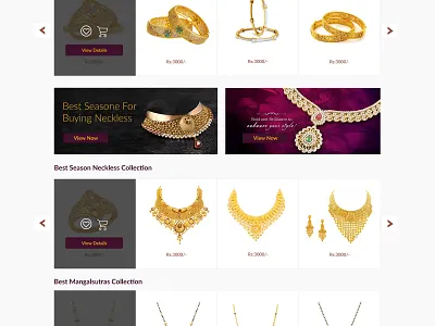 Jwellery Shopee design web