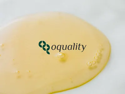 oquality - logo adobe illustrator branding cosmetic cosmetic logo cosmetics design flat logo logo design logodesign logos logotype minimal o logo oq logo organic organic logo q logo typography