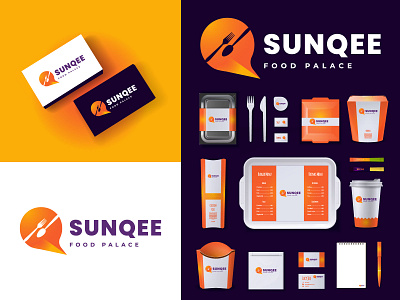 Food Logo Design awesomelogo bestqlogo branding fastfood food foodlogo foodlogodesign graphic design illustration letter logo lettermark logo modernfood qletter qletterlogo qlogo qmark sunfood sunlogo vector