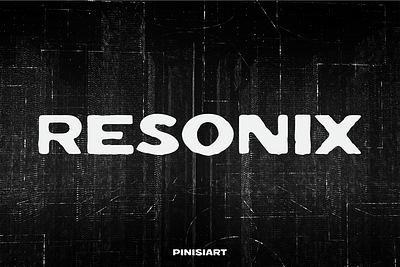 Resonix album covers branding display font font gaming instagram magazine movie music poster rebels rock tyopografi youtube