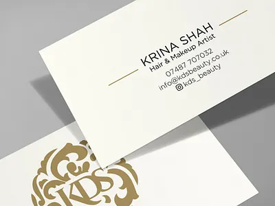 KDS Beauty Business Cards beauty salon brand brand design brand identity branding branding design business card business card design business cards businesscard design designs graphic design make up makeup makeup artist print print design