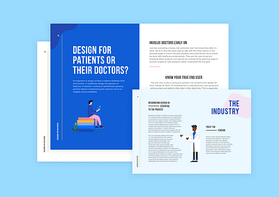 Health Care Guide Booklet branding design graphic design healthcare illustration infographic informational vector