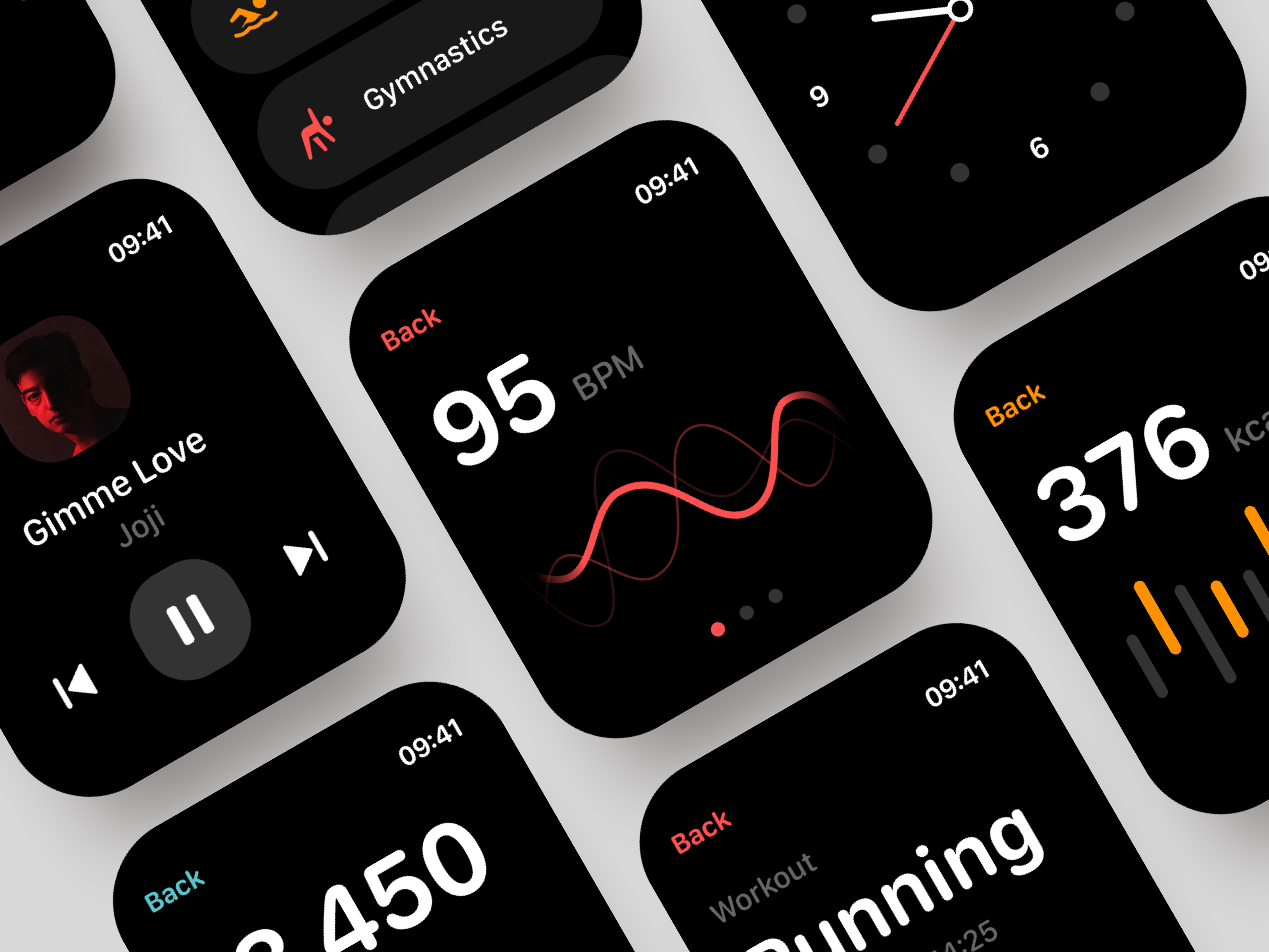 Example of Activity Watch App Design Concept