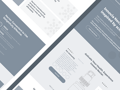 Innova Probiotic Wireframes ui ux uxpin wireframes