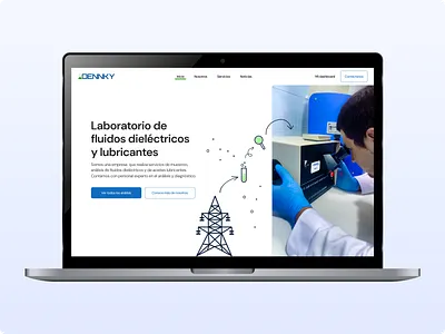 Landing Page | Dielectric Fluids Laboratory design dielectric landing laboratory landing landing page oils oils landing ui web web page