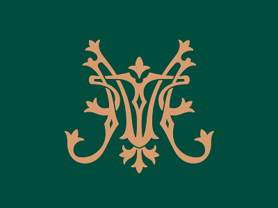 Monogram MT 📌 Logo was Sold ancient antique coat of arms elegant exclusive family golden heraldry initials letter logo luxury majestic mark medieval monogram royal ресторанheraldic