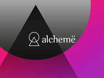 Alchemë, logo & identity design for beauty social platform a abstract alchemy app logo icon beauty e gold industry letter mark monogram logo design logomark modern network networking parlour platform professionals social