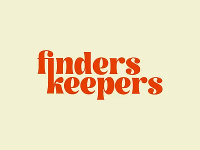 Finders Keepers brand design brand identity branding branding design design flat graphic design illustrator logo minimal old school retro retro design thrift thrifting typography typography logo vector vintage vintage logo