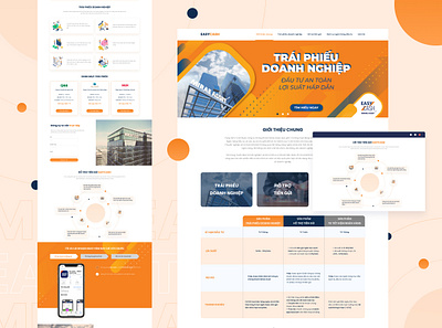 Easycash Landing Page business landingpage landing page landingpage ui ui ux ui design uiux website