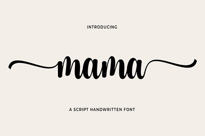 Mama Font classy