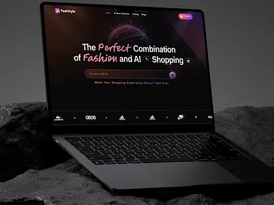 AI Powered Fashion Landing Page ai ai shopping app ai shopping experience animation app animation app design design ecommerce app ecommerce design fashion ecommerce focotik mobile app design mobile ecommerce modern ecommerce online shopping ui ui design ui ux design user experience ux design