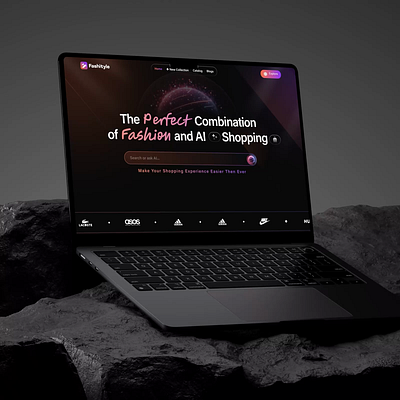 AI Powered Fashion Landing Page ai ai shopping app ai shopping experience animation app animation app design design ecommerce app ecommerce design fashion ecommerce focotik mobile app design mobile ecommerce modern ecommerce online shopping ui ui design ui ux design user experience ux design