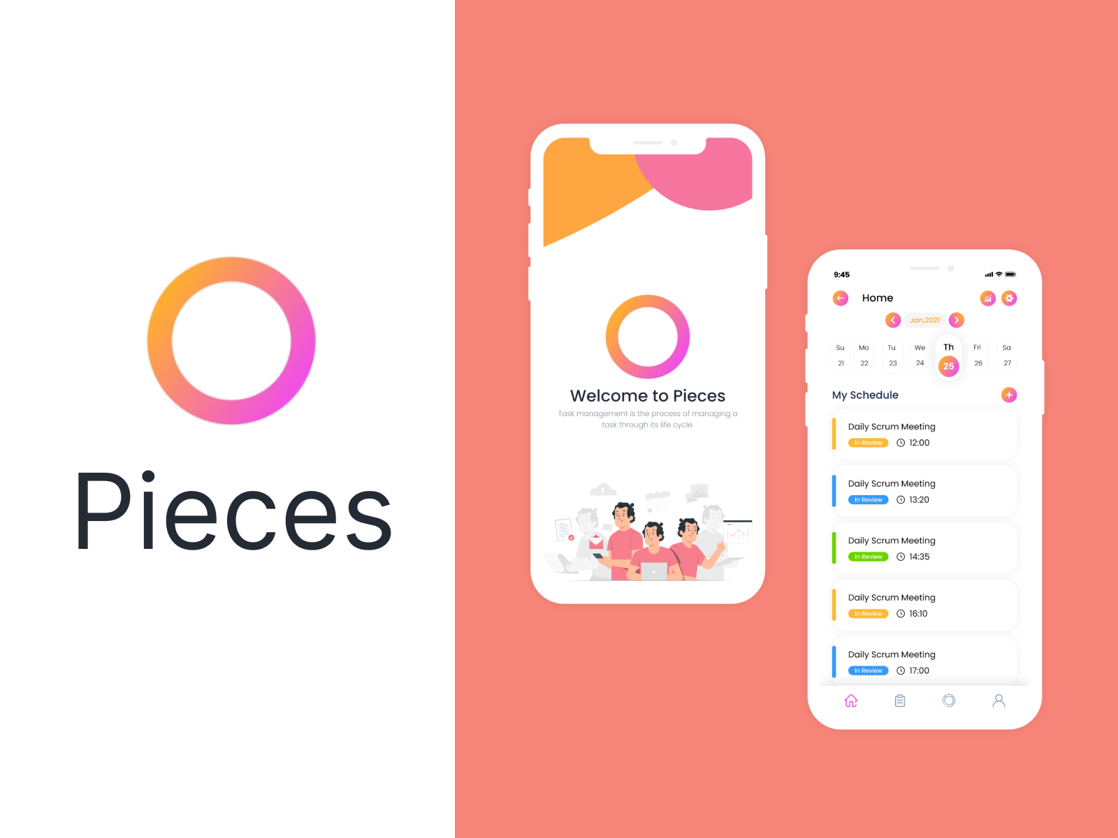 Task Management App app design mobile app ui user interface
