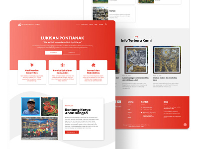 Lukisan Pontianak - Premium Painting Solutions branding design graphic design ui ux