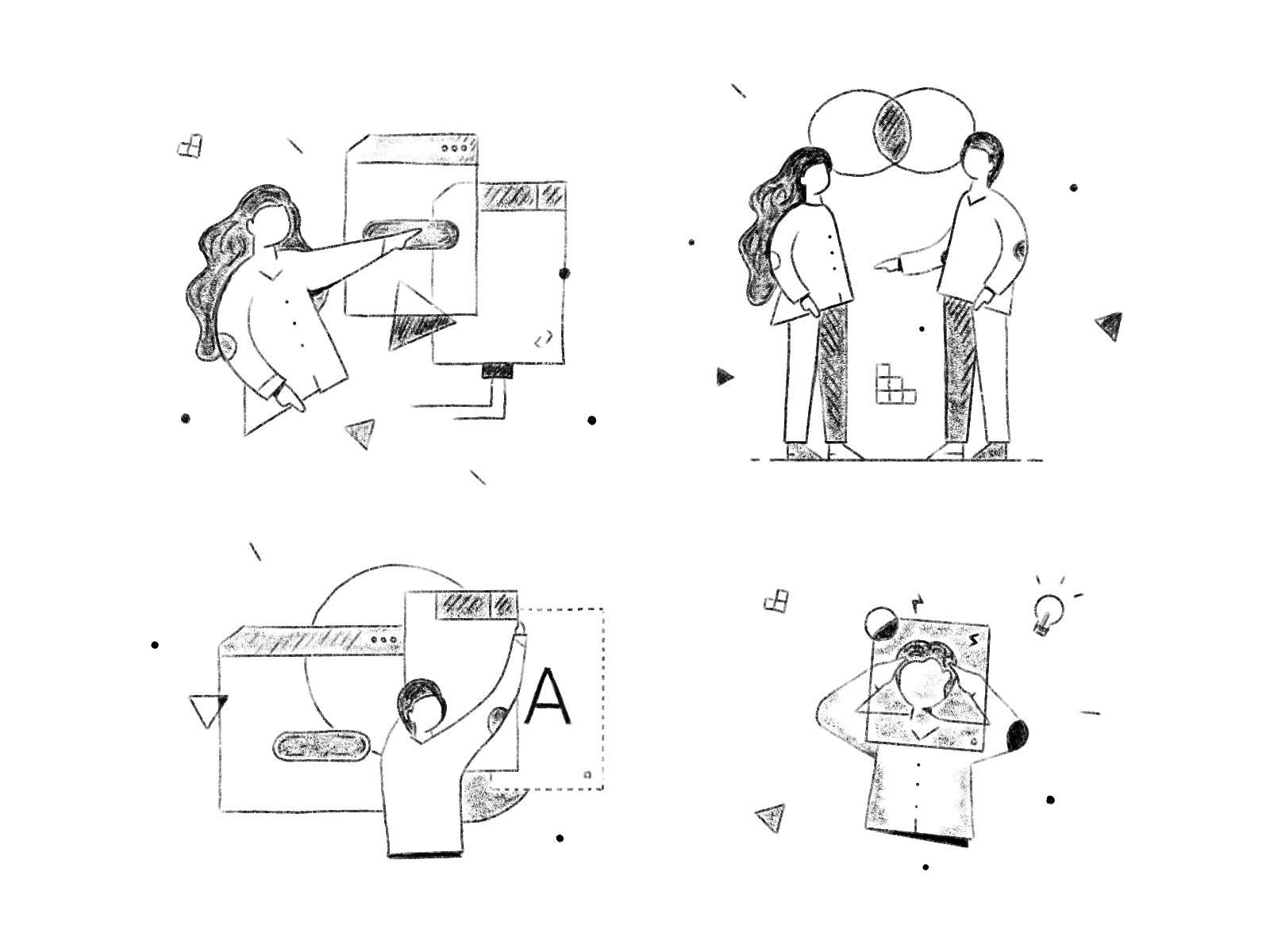 Example of Landing Page + Custom Illustrations