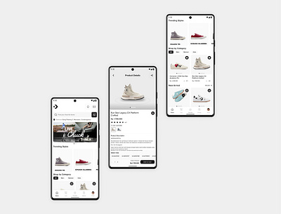 Converse Shop Concept e commerce e commerce shop figma mobile app mobile app design ui ui design ui designer uiux uiux design uiux designer ux ux design ux designer