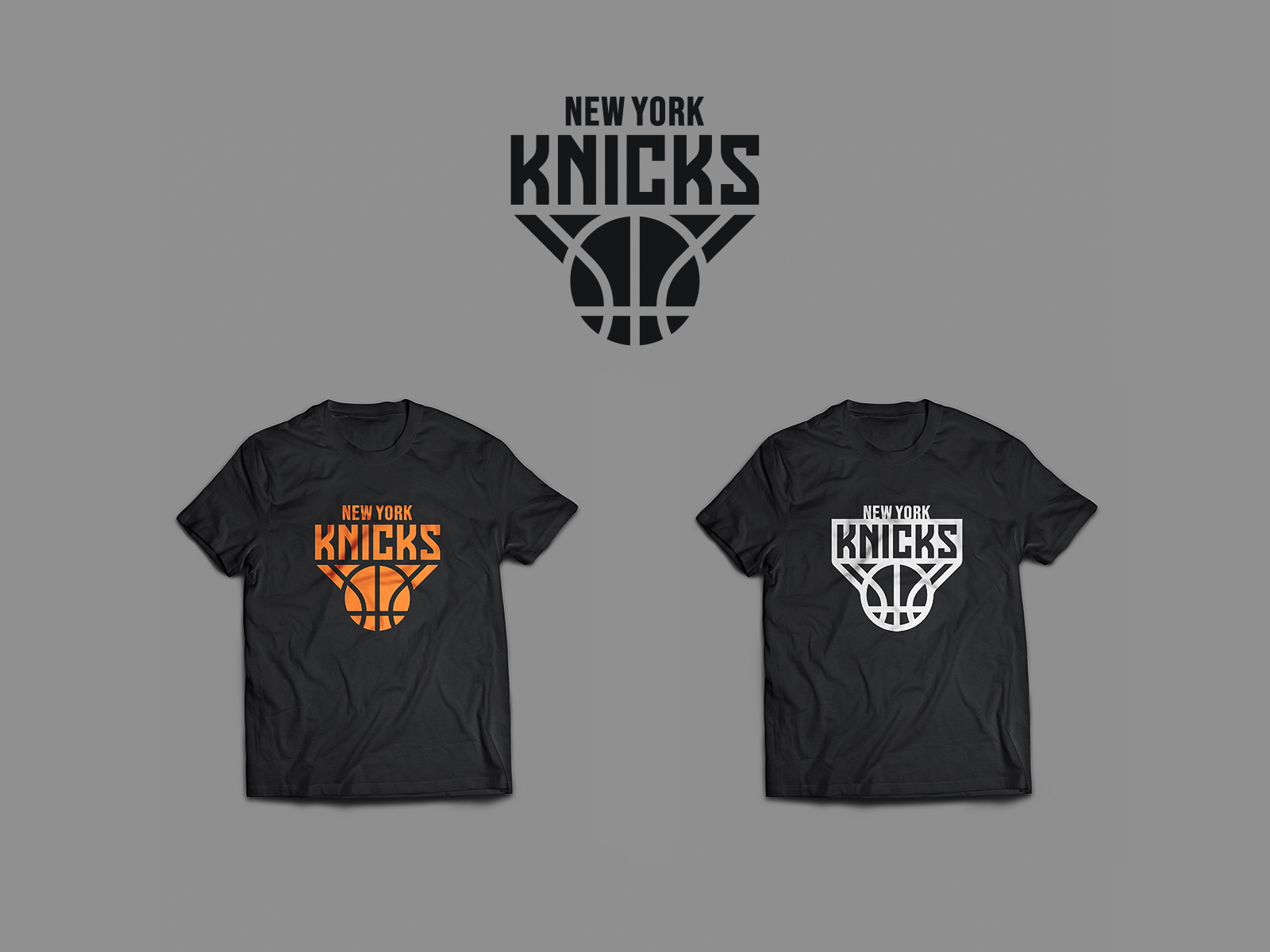 Sports Logo - New York Knicks (NBA) Logo Redesign by Dalius Stuoka on  Dribbble, image size:1600x1200