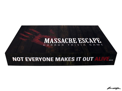 MASSACRE ESCAPE – Horror Trivia Board Game board game game horror trivia