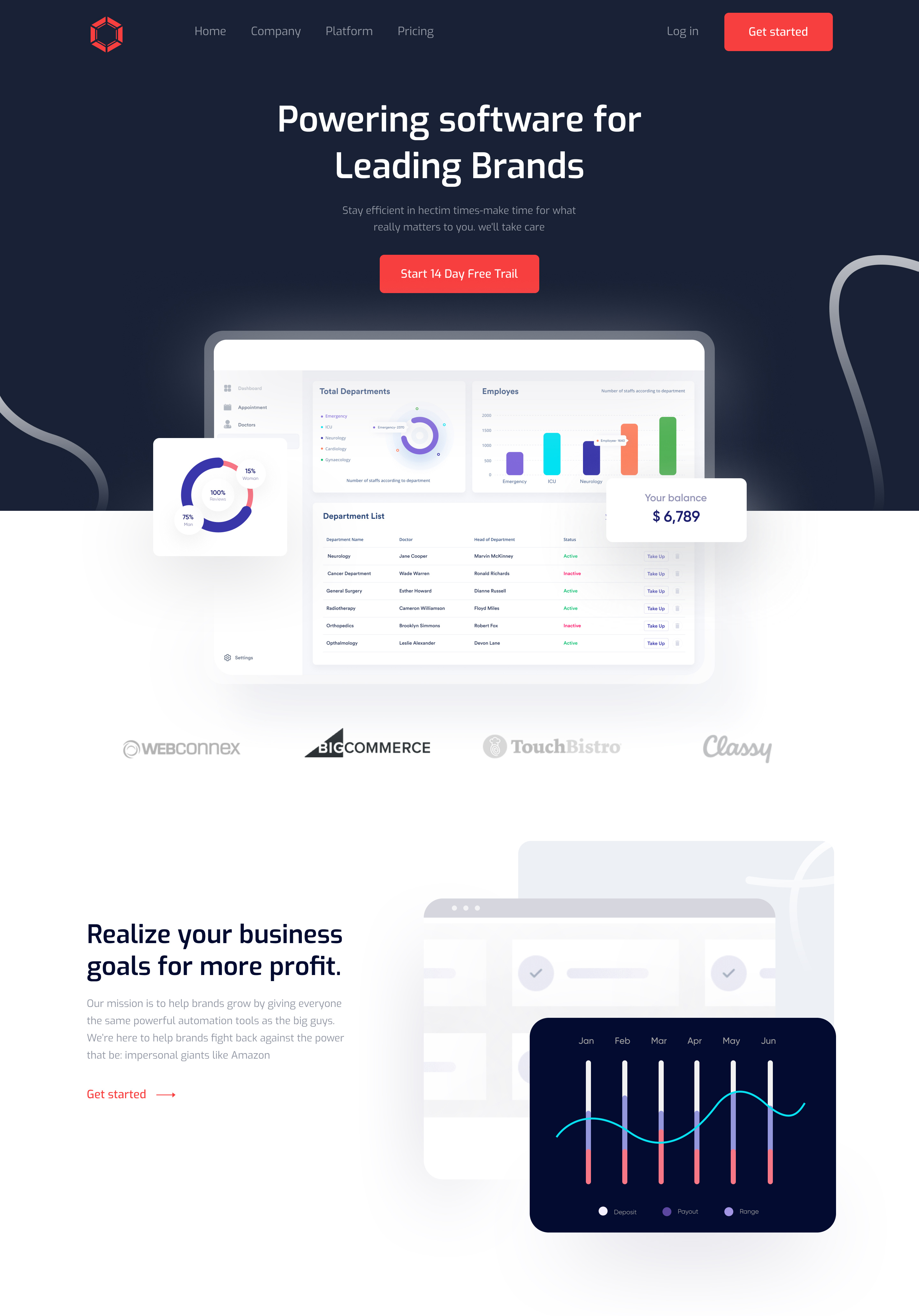 Software Landing Page (Creative UI) by Shibbir Shabab 🇬🇧 on Dribbble