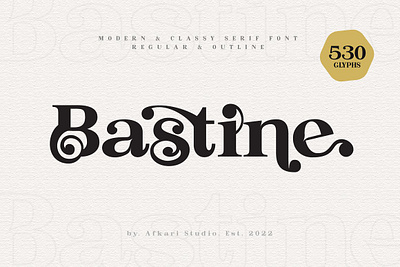 Bastine - Modern Classy Serif Font classy classy font classy logo elegant elegant font elegant logo elegant serif modern modern font modern serif outline outline font outline logo serif display serif family serif font family